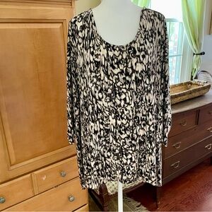 Willi Smith Patterned Top Size 2X